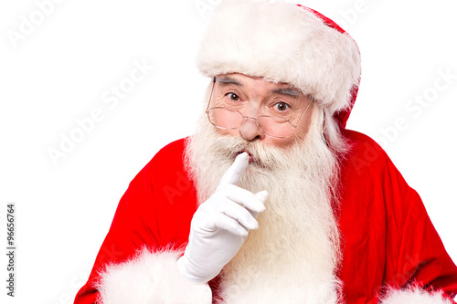 Foto Father Santa telling secrets, shh!!