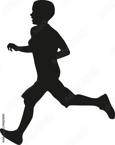 runner silhouette vector