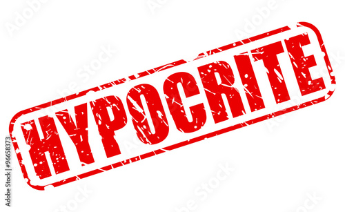 HYPOCRITE red stamp text