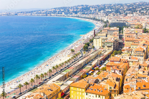Aerial view of Nice, France