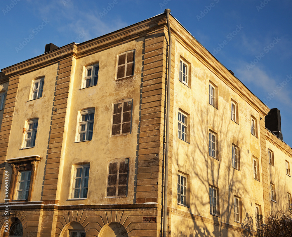 Old architecture of Suomenlinna