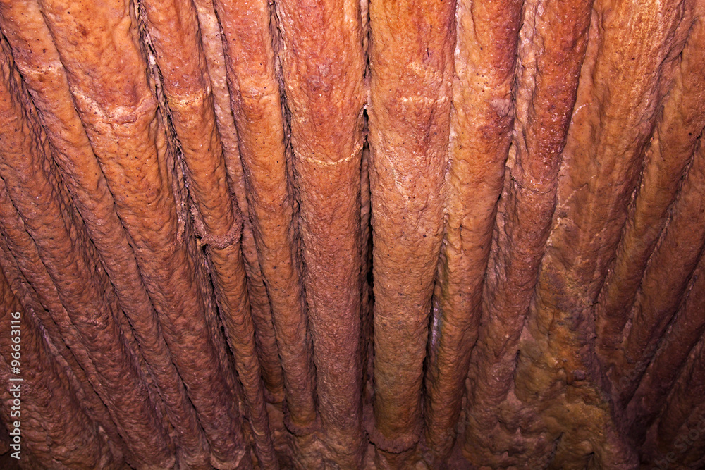 Naklejka premium Rock formations in Mamoth Caves