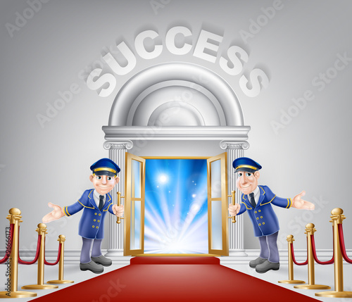 Success Red Carpet Entrance