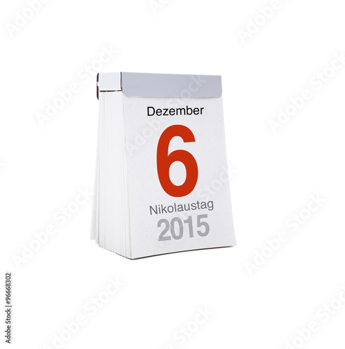 Sechster Dezember - Nikolaustag