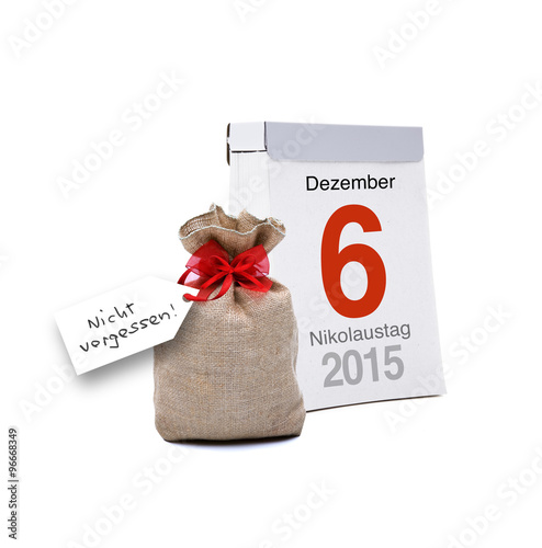 Sechster Dezember - Nikolaustag