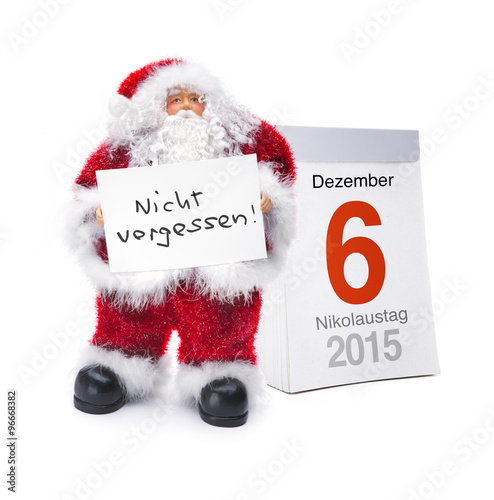 Sechster Dezember - Nikolaustag