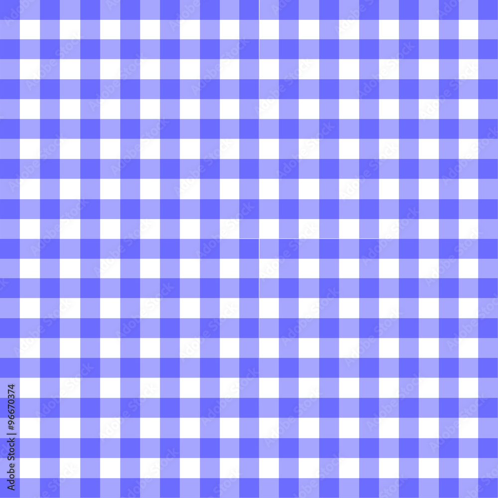 Blue Gingham Material Blue Gingham Material