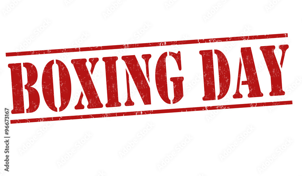 Boxing day stamp