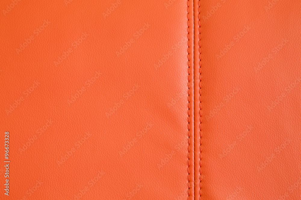 Background texture of Orange artificial leather Background texture of Orange artificial leather