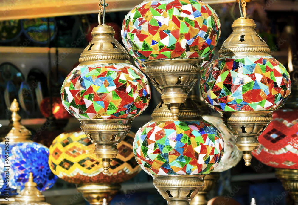 Lamps on a bazaar. Istanbul