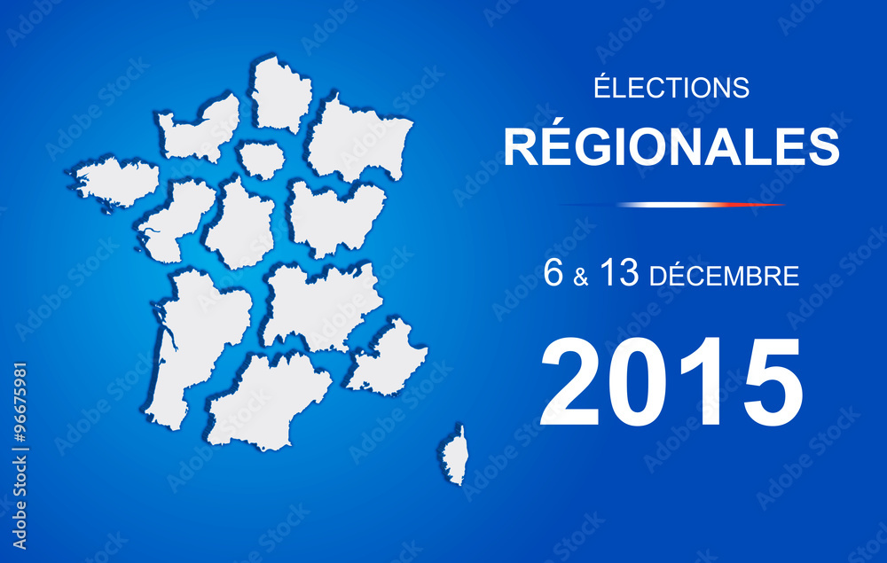 Obraz premium Élections régionales 2015