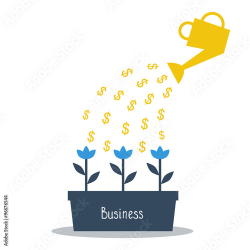 Business investments concept