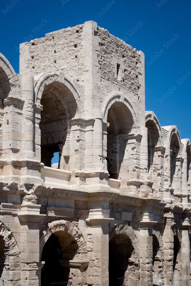 Roman amphitheatre in the southern French town of Arles