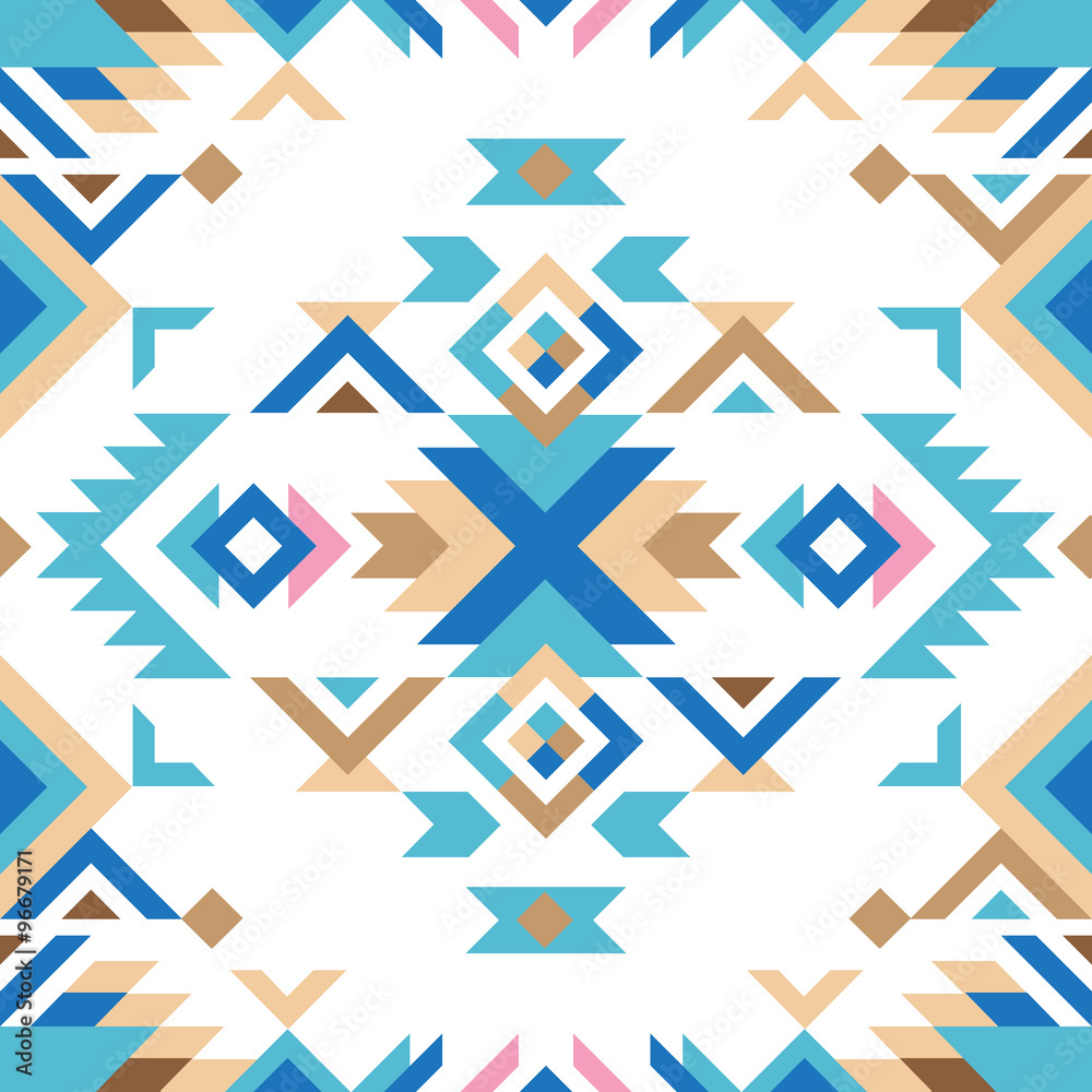 colorful tribal seamless pattern colorful tribal seamless pattern