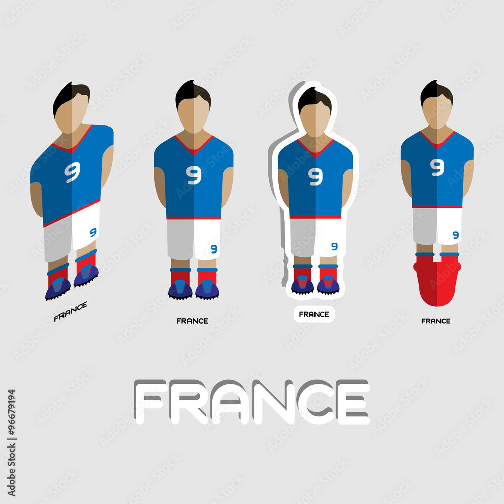 France Soccer Team Sportswear Template France Soccer Team Sportswear Template