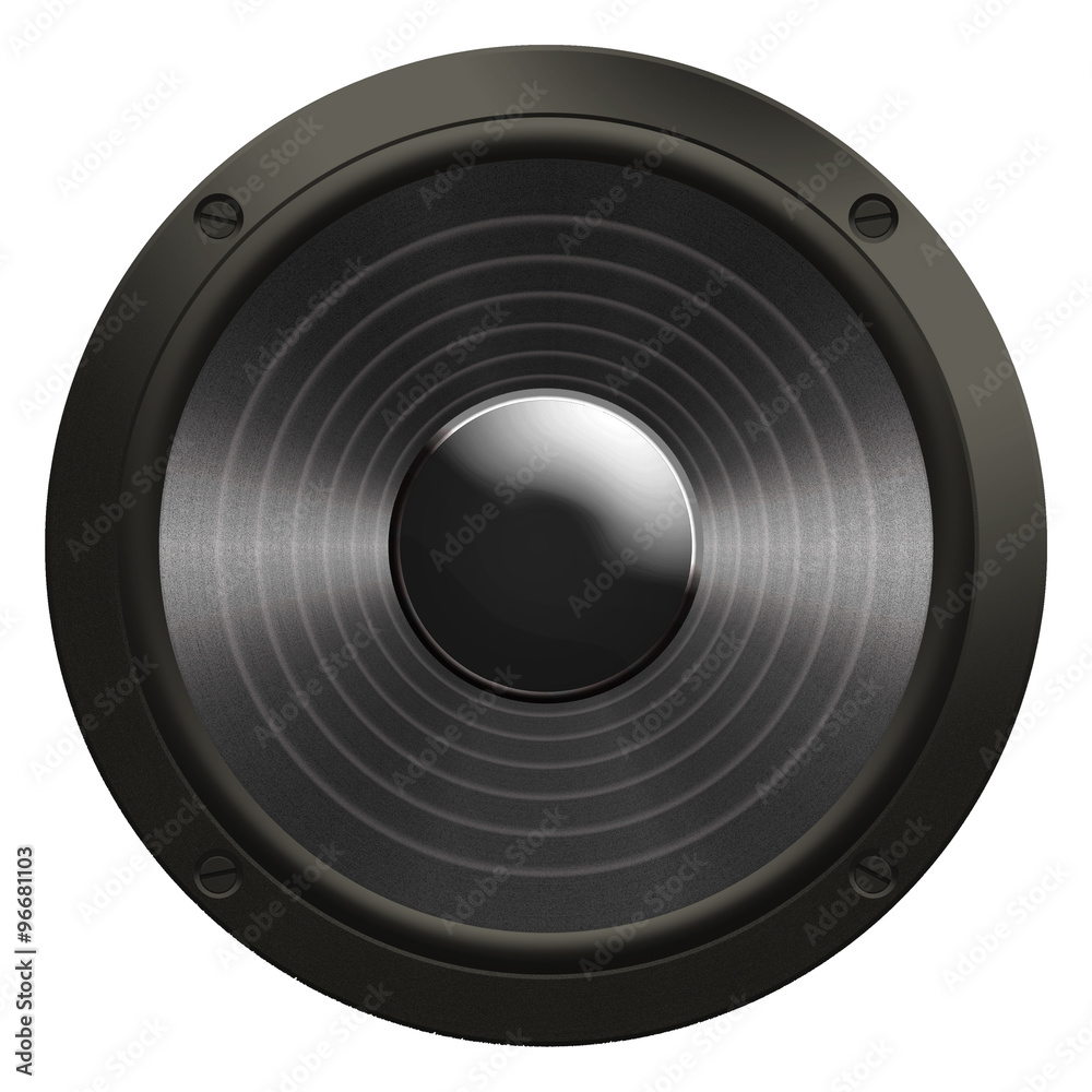 Speaker isolated on white background Speaker isolated on white background