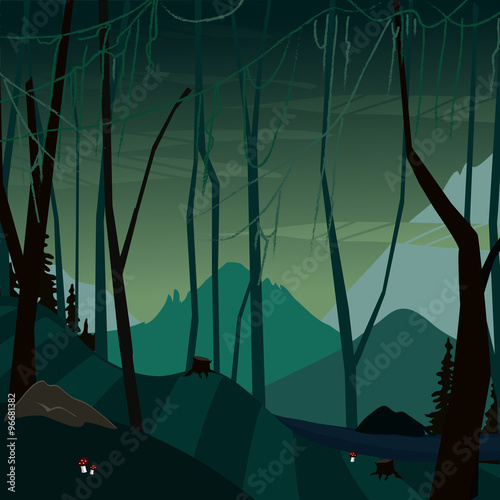 fabulous dark swamp background