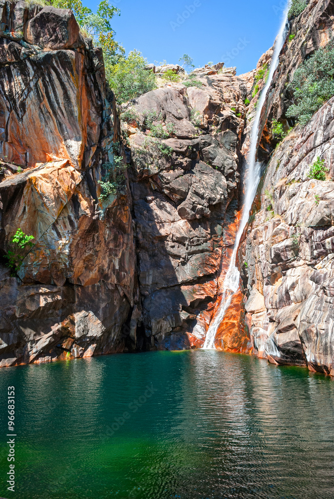 Obraz premium Kakadu National Park, waterfall (Northern Territory Australia)