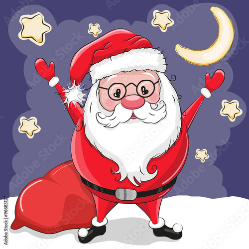 Santa with gifts