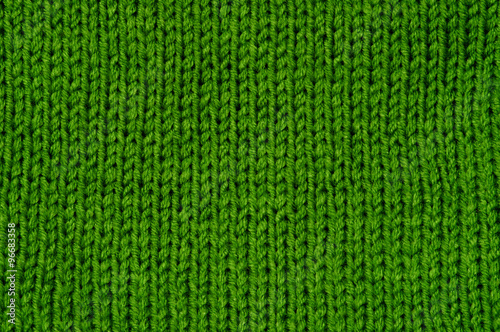 Green knit background