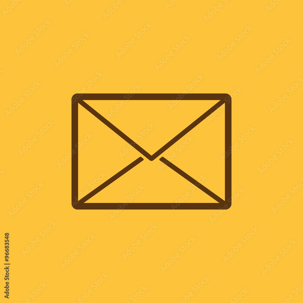 The email icon. Mail symbol. The email icon. Mail symbol.