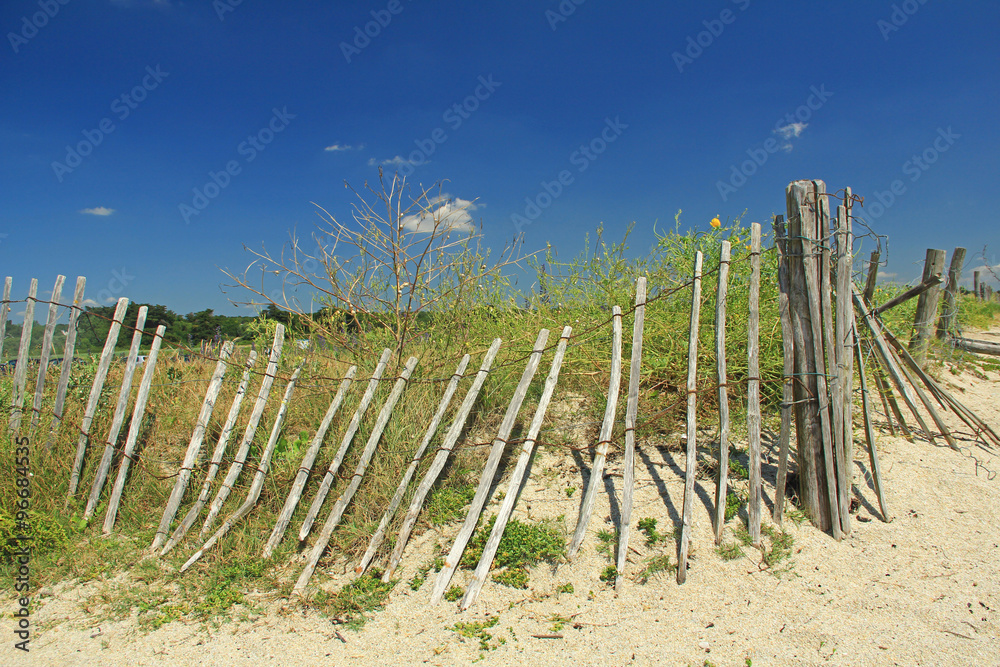 Zugang zum Strand am Atlantik, Frankreich Zugang zum Strand am Atlantik, Frankreich