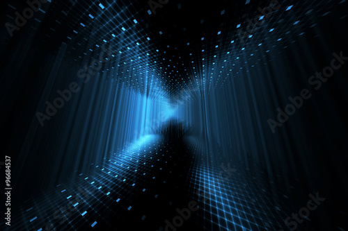 Obraz na plátně Abstract futuristic background