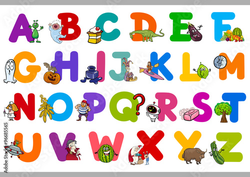 funny alphabet for kindergartens