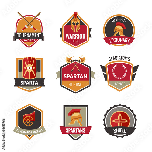 Gladiator Emblems Set