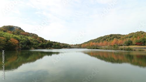 鏡山公園 池