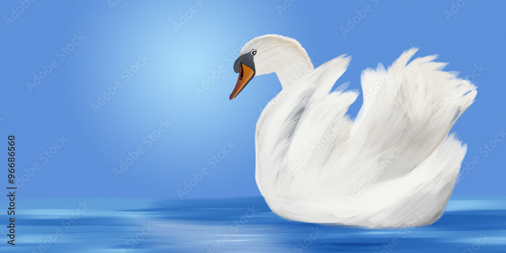 Obraz premium Schwan