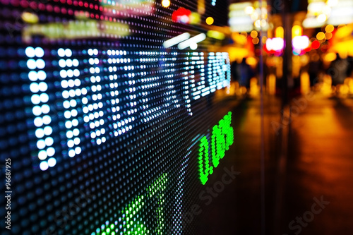 Hong Kong display stock market