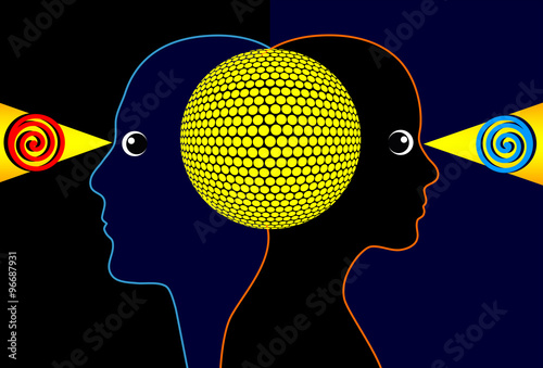 Tablou pe pânză Telepathy