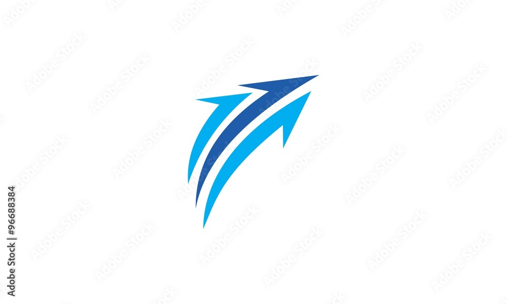  abstract arrow business logo