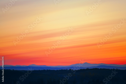 Dawn over the mountains/ Рассвет над горами. © ks_tati