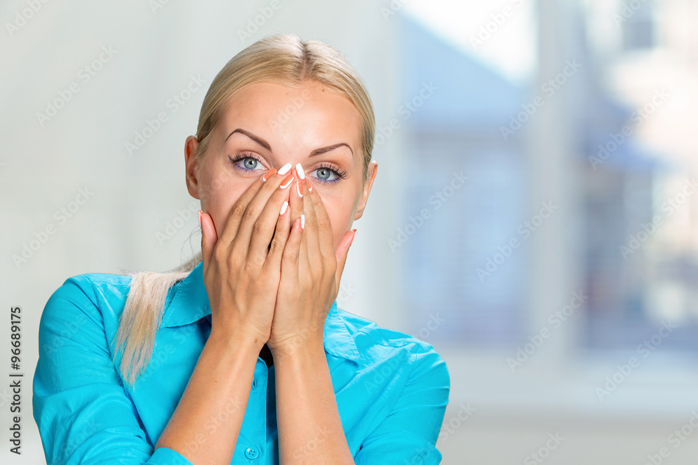 Astonished woman Astonished woman