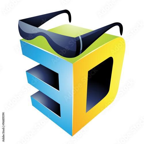 3d Display Technology Symbol