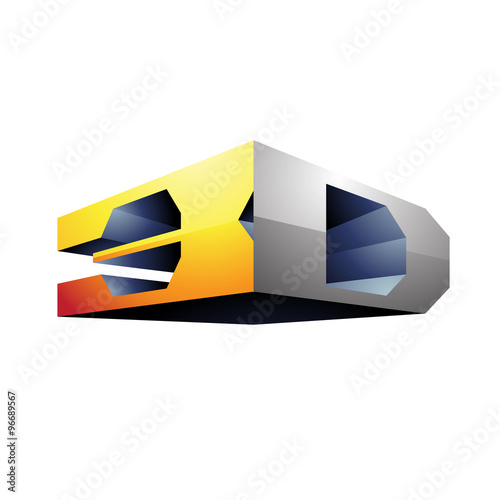 3d Display Technology Symbol