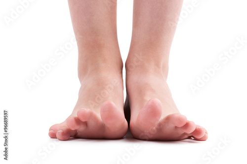 Human foot with the fingers © dimedrol68