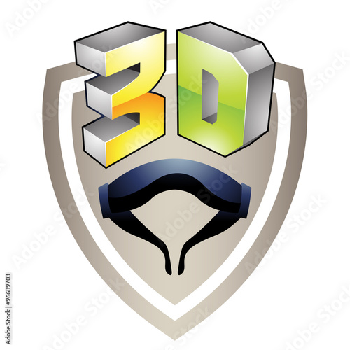 3d Display Technology Symbol