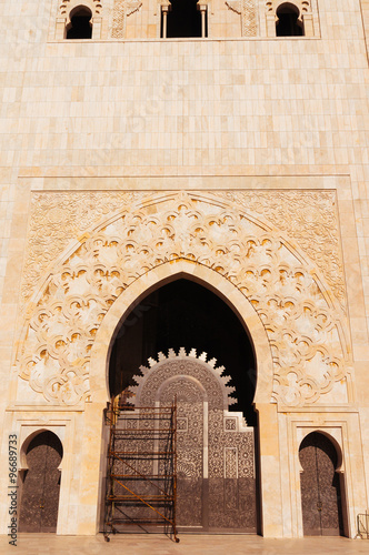 Exterior doors of Hassan II Mosque - Casablanca