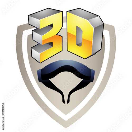 3d Display Technology Symbol
