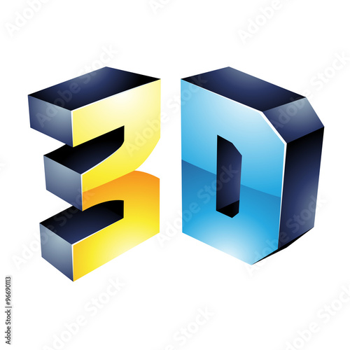 3d Display Technology Symbol