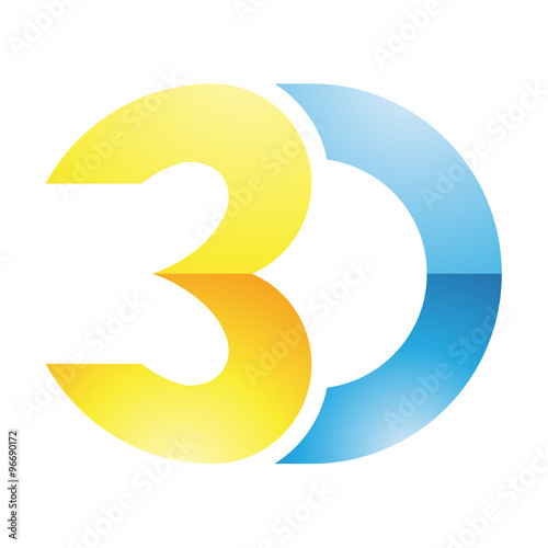 3d Display Technology Symbol