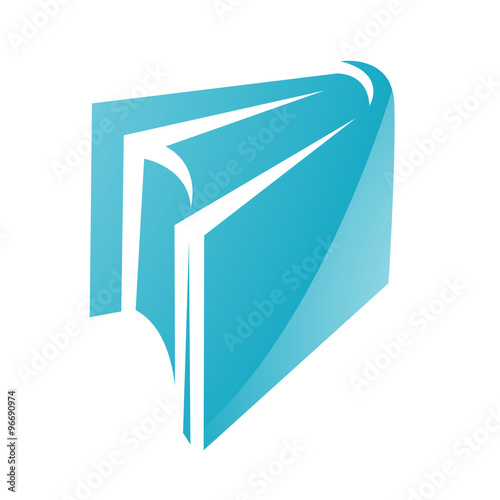 Blue Glossy Book Icon