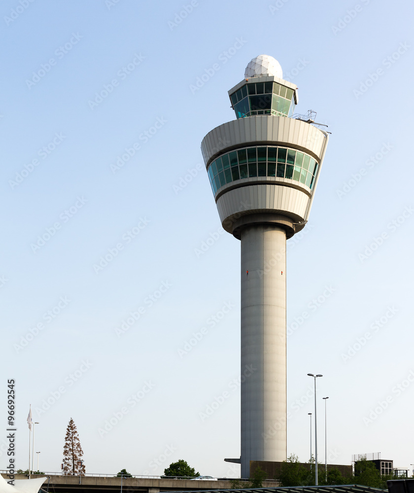 Flight control tower for air traffic control Flight control tower for air traffic control