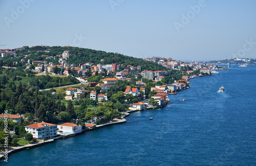 The view of Asian shore of Istanbul and Bosphorus, Turkey © Serg Zastavkin