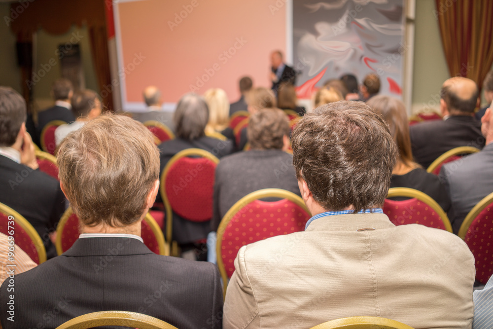 Fototapeta premium Audience in the conference hall.