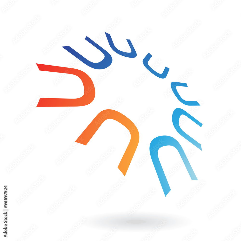 Distorted Abstract Icon Distorted Abstract Icon
