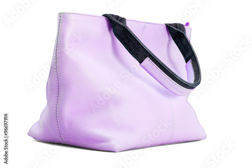 Ladies handbag in purple